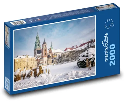 Zdjęcie produktu dla Puzzle 2000 Polska - Kraków, Zimowy Zamek - martinpuzzle