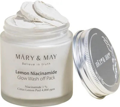 Obrázek produktu pro Rozjasňující pleťová maska Lemon Niacinamide Glow Wash off Pack 125 g