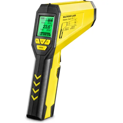 Obrázek produktu pro Trotec Infračervený teploměr / Pyrometr TP10 vícebodový laser