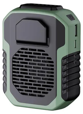 Produktbild von Tragbarer Halsbandventilator mit Clip, 6000-mAh-Akku, 23 Stunden Betriebszeit, 3 Geschwindigkeitsstufen