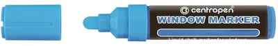 Zdjęcie produktu dla Značkovač křídový Centropen 9121, 2-3 mm, modrý