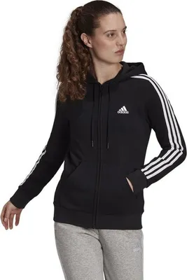 Produktbild von Adidas 3 Stripes FL Full-Zip Hoodie W GM5567 Pullunder adidas Größe: 2XL,