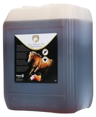 Zdjęcie produktu dla Excellent Horse Olej łososiowy 5 l – pasza uzupełniająca dla koni – naturalne kwasy Omega-3