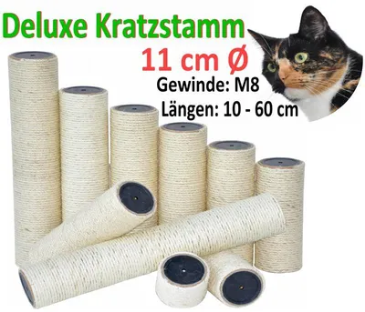 Produktbild von Kratzbaum Ersatz Kratzstamm Sisal - 11 cm Ø - 35 cm Länge
