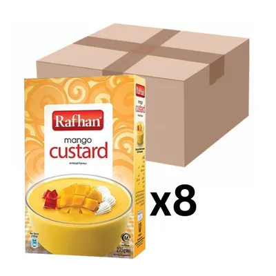 Produktbild von 8er-Pack Rafhan Custard Puddingpulver Mango 275g