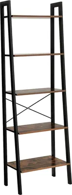 Produktbild von VASAGLE Bücherregal braun, schwarz 56,0 x 32,0 x 172,0 cm