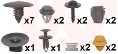 Immagine prodotto di VAN WEZEL Kit di montaggio, parafango anteriore sinistro per RENAULT Clio IV