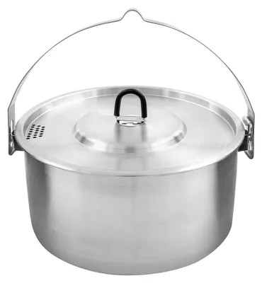 Produktbild von Tatonka Kettle II 2.5 L - Outdoor-Kochtopf aus Edelstahl mit Volumenskalierung und inklusive Deckel mit Siebfunktion - 2,5 Liter - Ø 20 x 10,5 cm