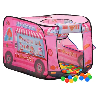 Immagine prodotto di vidaXL Tenda da gioco per bambini con 250 palline Rosa 70x112x70 cm
