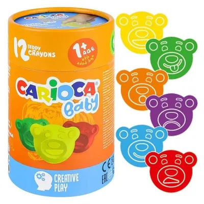Zdjęcie produktu dla Carioca Kredki Misiaki Baby 12 kolorów