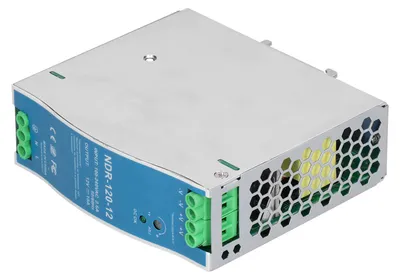 Zdjęcie produktu dla NDR-120-12 Przełącznik zasilacza szynowego 10 A 120 W przemysłowy AC100-240 V