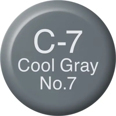 Produktbild von Copic Nachfülltinte Typ C - 7, 12 ml, wasserfrei, schnell trocknend, extra lange Düse
