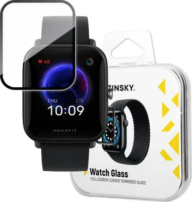 Obrázek produktu pro Wozinsky Watch Glass Hybridní Sklo Pro Xiaomi Amazfit Bip U Černé