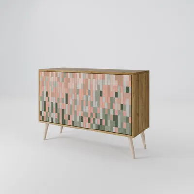 Immagine prodotto di Cassettiera Spacerebels a 2 ante - credenza cassettiera - credenza alta - mobile guardaroba - soggiorno camera da letto - 57,5×111×42 (HxLxP)
