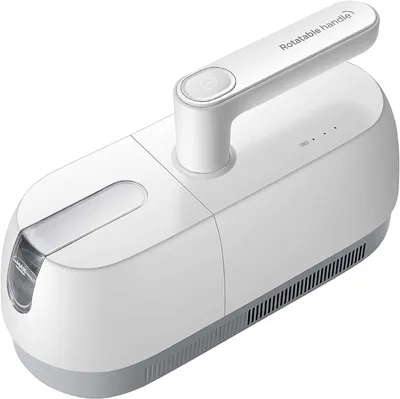 Productafbeelding van Efficiënte handstofzuiger met UV-C desinfectie. Gemakkelijk bed reinigen, wit
