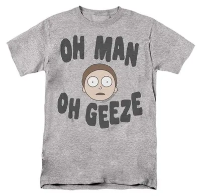 Image de T-shirt unie pour hommes et femmes, "Get It Together" de Rick and Morty, en coton, modèle TV36786 (taille XL), couleur "Heather" (gris chiné), productTiles.product.images.aiGenerated