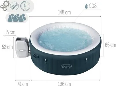 Zdjęcie produktu dla Basen SPA Miami z hydromasażem dla 4 osób