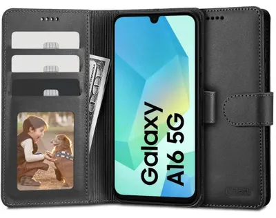 Produktbild von Tech-Protect "Wallet Cover Galaxy A16 4G / 5G" Black