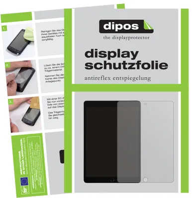 Produktbild von 2x Schutzfolie für Apple iPad 10.2 Zoll (2021) matt Displayschutzfolie Folie Display Schutz dipos