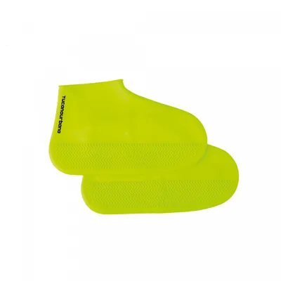 Produktbild von Schuhüberzug Tucano Urbano FOOTERINE wasserdichter Silikonschuhüberzug - Größe: M, Farbe: fluoreszenz-gelb