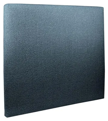 Obrázek produktu pro Čalouněná hlavová část – modrá bouclé látka – 160 cm