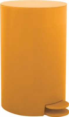 Produktbild von MSV kleiner Treteimer fur Bad/Toilette - safrangelb - 3L - 15x27 cm
