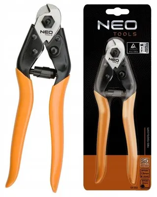 Produktbild von NEO TOOLS 01-512 Drahtseilzange für Stahlseile 190mm
