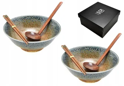 Produktbild von Emro Aziatica Ki Ramen Schüssel Set Keramik Geschenkbox