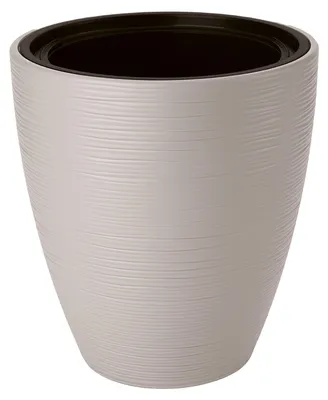 Produktbild von Form Plastic Pflanzentopf/Blumentopf - Kunststoff - grau - 30 x 32 cm