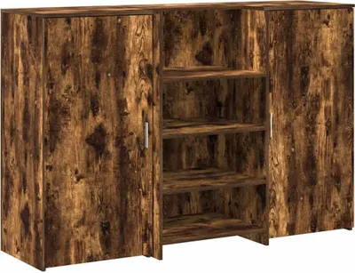 Obrázek produktu pro Recepční stůl kouřový dub 155x50x103,5 cm kompozitní dřevo