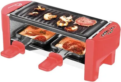 Produktbild von Raclettegrill für 2 personen, 320 w, ziegelrot Little balance 8631