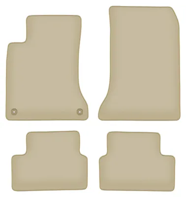 Wielganizator Tappetini anteriori in velluto per Volkswagen Golf VII (2012-, alltrack, hatchback, station wagon, variant) neri