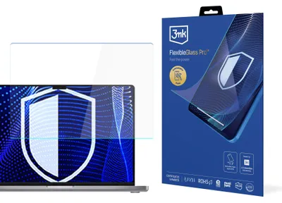 Immagine prodotto di 3mk FlexibleGlass Pro Apple Macbook Pro 16 M1/M2/M3/M4/M5 Vetro Ibrido Infrangibile Trasparente