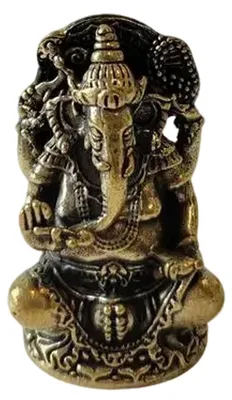 Productafbeelding van Ganesha Boeddhabeeld in Messing voor Decoratie