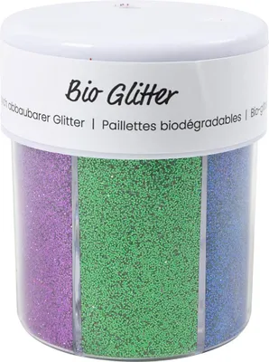 Produktbild von Creativ Company Glitzer Bastelset  Glitter 6 Farben 28 ml