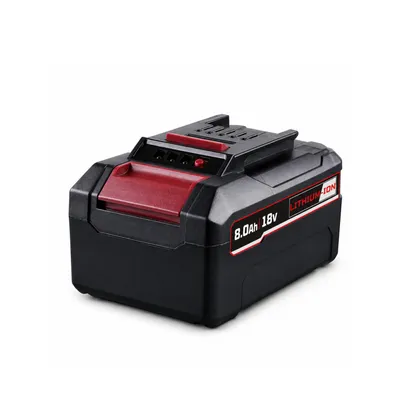Produktbild von 18V 8.0Ah Akku kompatibel mit Einhell Power X-Change – Li-Ion Hochleistungsakku mit LED Ladezustandsanzeige – Ersatzakku für PX-BAT4, 4511396 & PXC