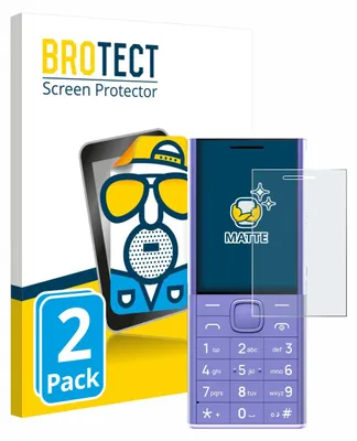 Produktbild von 2x BROTECT Schutzfolie für Nokia 150 Music Displayschutz Displayschutzfolie Folie Matt Entspiegelungsfolie