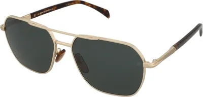 Produktbild von David Beckham DB 1128/G/S GOLD HAVANA/GREEN 59/16/145 Herrenbrillen Sonnenbrillen