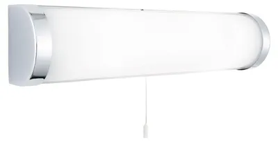 Produktbild von Wandleuchte, Chrom, Glas, Röhre, dimmbar, IP44, weiß