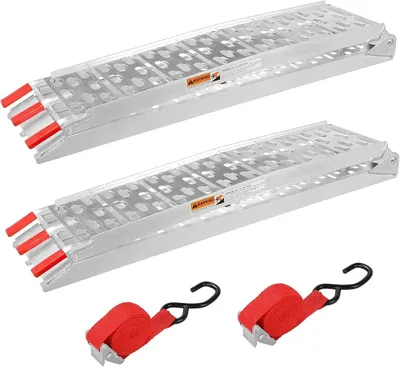 Zdjęcie produktu dla Składana rampa aluminiowa - rampa załadunkowa - deska załadunkowa - platforma załadunkowa - pochylnia załadunkowa