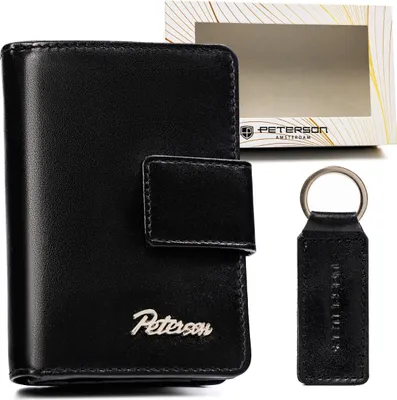 Produktbild von Geschenkset: Damenlederbrieftasche und Schlüsselanhänger - Peterson