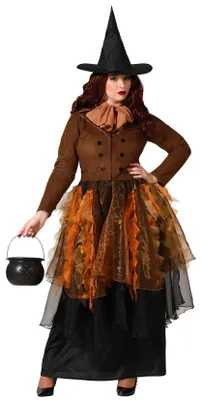 Produktbild von Atosa Witch Damenkostüm Orange M-L Frau Orange M-L