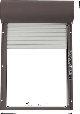 Zdjęcie produktu dla Automatyczne drzwi do kurnika, pilot zdalnego sterowania, zasilanie solarne, SZARE