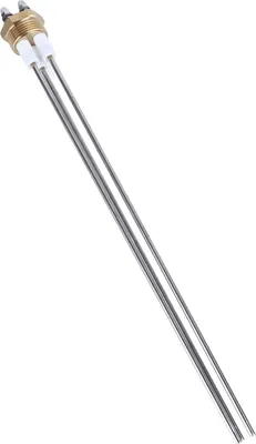 Image de Sonde de niveau d'eau de chaudière Sonde de jauge Tige d'électrode 3 broches PTFE Laiton Acier inoxydable