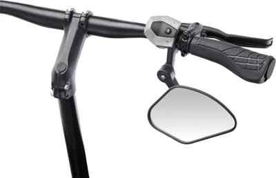 Obrázok produktu pre Krampe zrkadlo na bicykel KF Sport typ C pravé malé vonkajšie objímky čierne