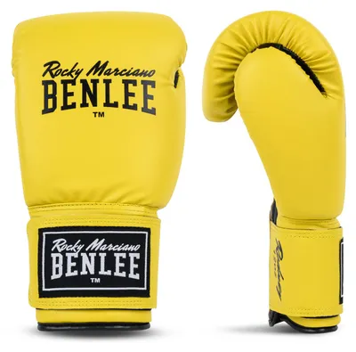 Produktbild von Boxhandschuhe aus Kunstleder RODNEY Yellow/Black 14 oz BENLEE