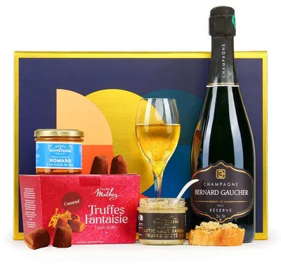 Produktbild von Champagner & Co Geschenkset - Die Geschenkbox