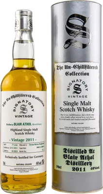 Produktbild von Blair Athol 11 Jahre - 2011 - Signatory Vintage - Un-Chillfiltered - Single Malt Whisky