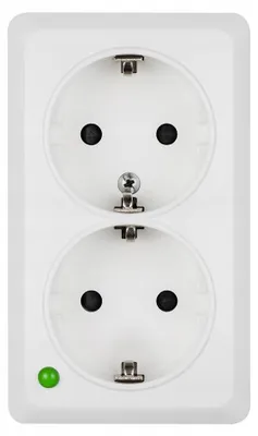 Obrázok produktu pre Elektroplast Double Schuko Surface Socket White
