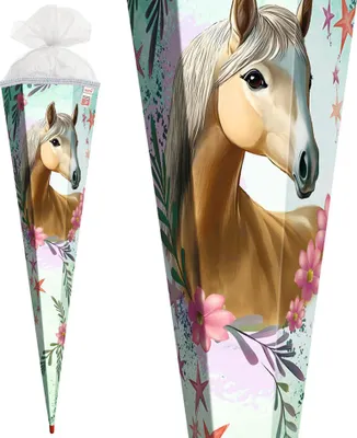 Produktbild von ROTH Schultüte "Pferd Bella" eckig 850 mm